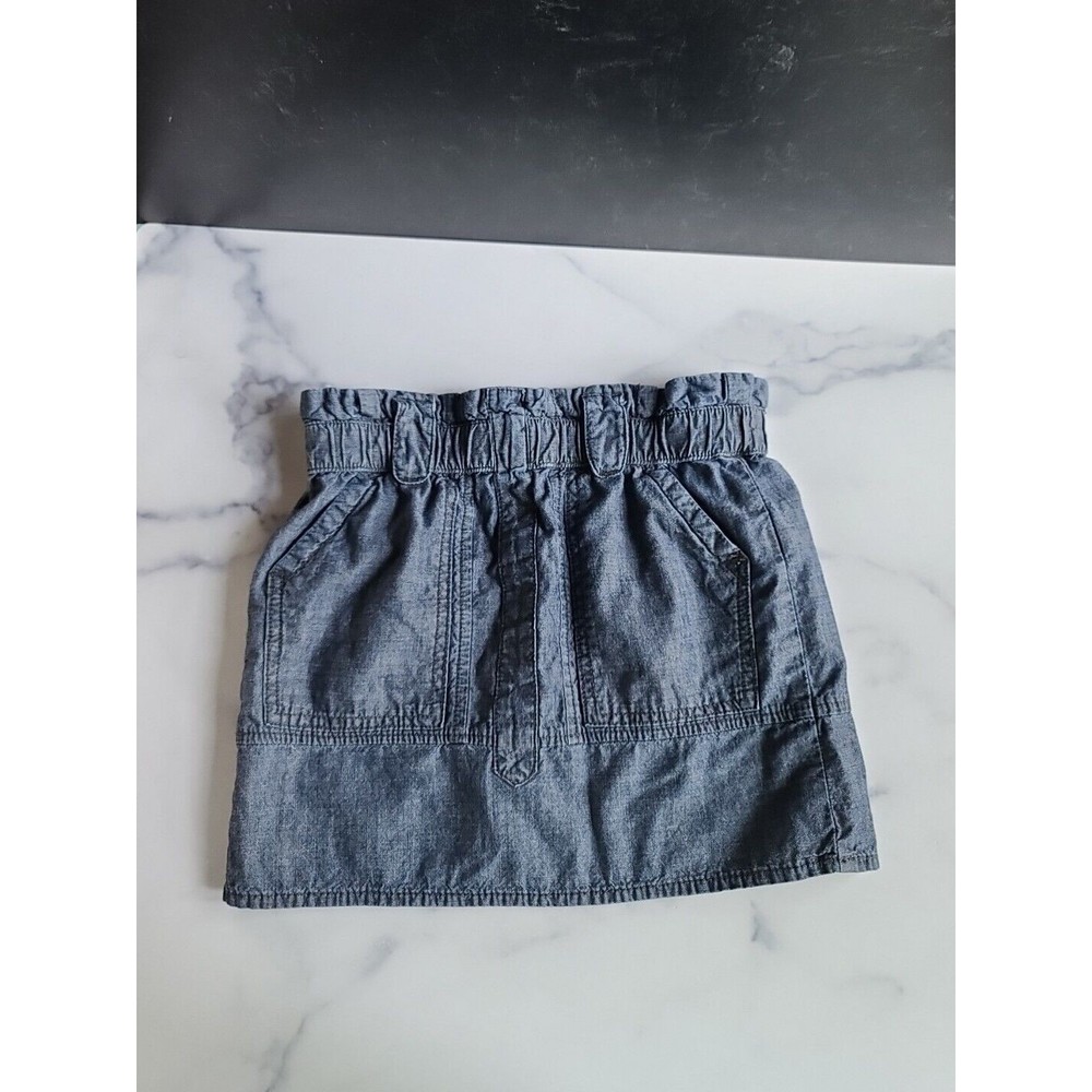 Joe Fresh Kids Size L/G (10-12) Blue Cotton Skirt